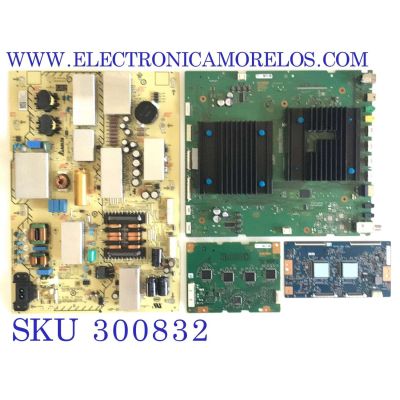 KIT DE TARJETAS PARA TV SONY / MAIN A-5011-882-A / 1-003-688-21 / FUENTE 1-006-108-22 / AP-P341AM / T-CON 55.65T59.C13 / 55T41 C05 CTRL / LED DRIVER A-5016-210-A / 1-004-243-22 / PANEL YDAF065DNU01 / MODELO XBR-65X950H / XBR65X950H